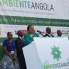 Ministra do Ambiente de Angola, Fátima Jardim, em discurso na feira Ambiente Angola. Foto: Rádio ONU/Herculano Coroado