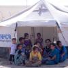 Crianças em acampamento de deslocados internos, no Iraque. Foto: Unami