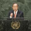 Ban Ki-moon discursa na Assembleia Geral da ONU. Foto: ONU/Cia Pak