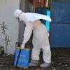 Controlo do ébola na Libéria. Foto: OMS/Christina Banluta