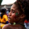 Menina haitiana em festa de carnaval. Foto: Minustah.