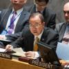 Ban Ki-moon nesta sexta-feira em reunião no Conselho de Segurança. Foto: ONU/Loey Felipe