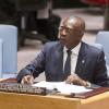 Babacar Gaye nesta terça-feira no Conselho de Segurança. Foto: ONU/Eskinder Debebe