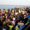 Migrantes pelo Mediterrâneo.