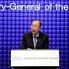 Ban Ki-moon em discurso na Coreia do Sul. Foto: ONU/Evan Schneider