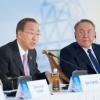 Secretário-geral da ONU, Ban Ki-moon, fala no Congresso de Líderes de Religiões Mundiais e Tradicionais, em Almaty, no Cazaquistão. Foto: ONU/Rick Bajornas
