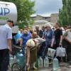 Distribuição de água potável na Ucrânia. Foto: Unicef Ucrânia