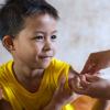 Crianças devem ser vacinadas. Foto: OMS/M. Perier