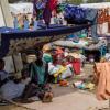 Abrigo temporário para deslocados no Sudão do Sul. Foto: Acnur.