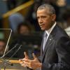 Barack Obama no seu discurso na 70ª Assembleia Geral da ONU. Foto: ONU/Loey Felipe