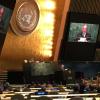 Rui Machete em discurso na Cimeira sobre o Desenvolvimento Sustentável. Foto: Rádio ONU/Denise Costa