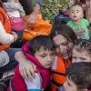 Família de refugiados sírios no mar Egeu. Foto: Acnur/I.Prickett.