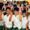  Mais de um terço das crianças e jovens em Mianmar não vão à escola. Foto: Unicef Mianmar/Myo Thame