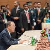 Ban Ki-moon disse acreditar firmemente no diálogo entre as duas Coreias. Foto: ONU/Mark Garten.