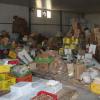 Armazém com produtos para ajuda humanitária em Zintan. Foto: Ocha/Jihan El Alaily
