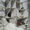 Edifícios destruídos em Alepo, Síria. Foto: Ocha/Gemma Connell