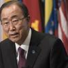 Ban Ki-moon em declarações a jornalistas. Foto: ONU/Mark Garten