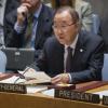 Ban Ki-moon em discurso, nesta sexta-feira, no Conselho de Segurança. Foto: ONU/Eskinder Debebe