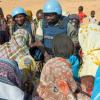 Operação de paz anunciou que cerca de 8,4 mil civis estão refugiados nas imediações das instalações da missão em Sortoni, Darfur Norte. Foto: Unamid/Hamid Abdulsalam