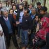 António Guterres em encontro com refugiados sírios no Líbano. Foto: Acnur