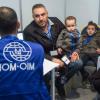Família de refugiados sírios chegam ao Canadá. Foto: OIM