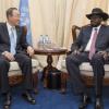 Encontro de Ban Ki-moon e o Presidente do Sudão do Sul, Salva Kiir. Foto: ONU/Eskinder Debebe