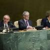 Ian Eliasson em discurso na sessão especial da Assembleia Geral. Foto: ONU/Manuel Elias