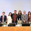 Equipe Unaids Brasil e TV Globo em debate na sede da ONU. Foto: Unaids Brasil