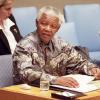 Nelson Mandela em reunião no Conselho de Segurança em setembro de 2000. Foto: ONU/Eskinder Debebe