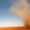 Tempestades de areia mais frequentes são um dos sintomas da mudança climática no Sudão. Foto: Aiea/N. Jawerth