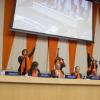 Celebração do Dia Laranja na ONU. Foto: Nações Unidas/Eskinder Debebe