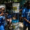 Combate ao cólera no Haiti. Foto: Minustah/Logan Abassi