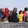 Mulheres e crianças deslocadas no norte do Iraque. Foto: OIM