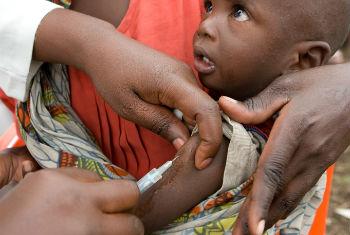 Apenas nos últimos quatro meses, foram confirmados 2,2 mil casos de sarampo no Sudão. Foto: ONU/Marie Frechon