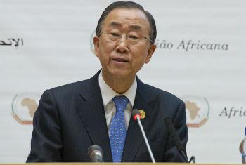 Ban Ki-moon em encontro da União Africana. Foto: ONU/Eskinder Debebe
