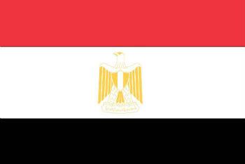 Bandeira do Egito.