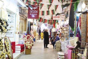 Mercado em Tripoli, Líbia. Foto: Unsmil