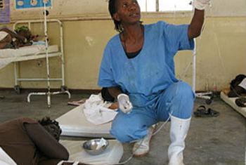 No total, 4.408 casos de cólera foram relatados até o momento na Tanzânia. Foto: OMS