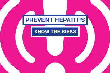 Campanha de prevenção contra a Hepatite. Imagem: OMS