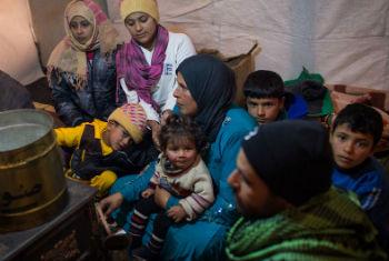 Refugiados sírios no Líbano. Foto: ONU/A. McConnell