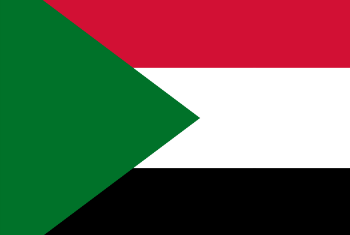 Imagem da bandeira do Sudão