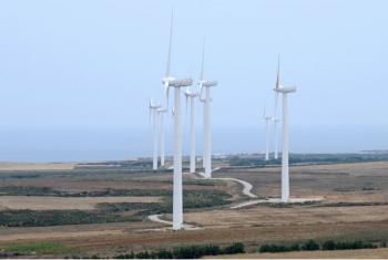 Torres eólicas na Tunísia. Foto: Dana Smillie / Banco Mundial