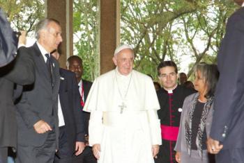 Digressão africana do papa Francisco. Foto: Pnuma