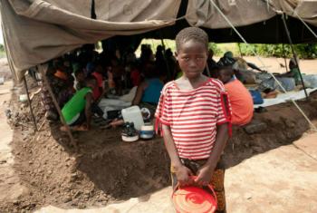 Assentamento para crianças malauianas. Foto: Unicef