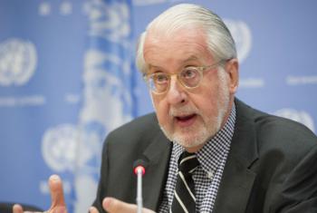 O presidente da Comissão de Inquérito da ONU sobre a Síria, Paulo Sérgio Pinheiro. Foto: ONU/Rick Bajornas
