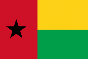 Bandeira da Guiné-Bissau.