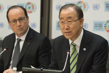Ban Ki-moon afirmou que os países fizeram um pacto com o futuro. Foto: ONU/Eskinder Debebe