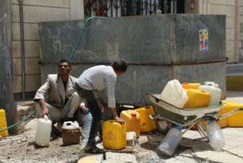 Bairro em Sana é frequentemente alvo de ataques aéreos. Foto: OCHA/Charlotte Cans