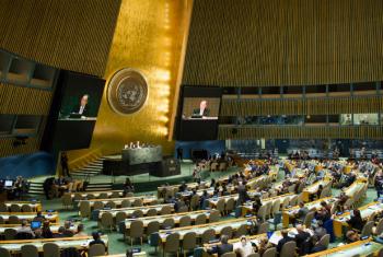 Sala da Assembleia Geral da ONU. Foto: ONU/Rick Bajornas