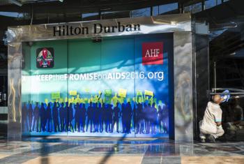 21ª Conferencia Internacional sobre a Aids em Durban, na África do Sul. Foto: ONU/Rick Bajornas